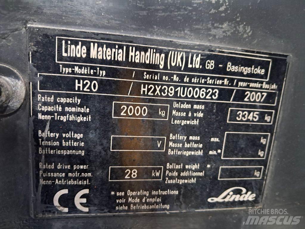 Linde H20T Wózki LPG