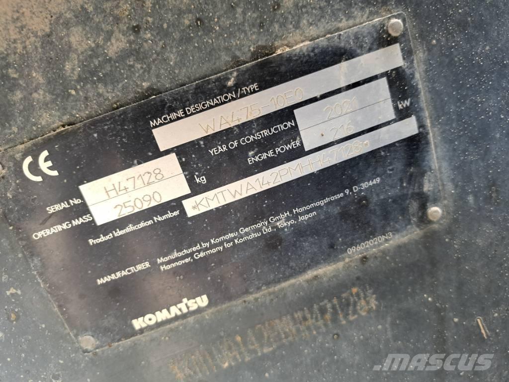 Komatsu WA475-10E0 Ładowarki kołowe
