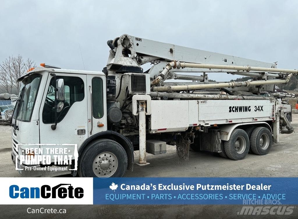 Schwing 34x Samojezdne pompy do betonu