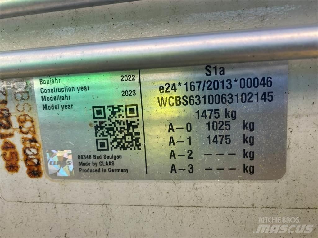 CLAAS VOLTO 1300 T Zgrabiarki i przetrząsacze