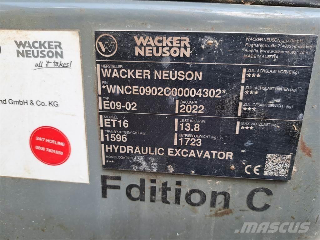 Wacker Neuson ET16 Koparki gąsienicowe