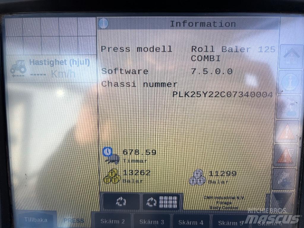 New Holland RB 125 Prasy zwijające