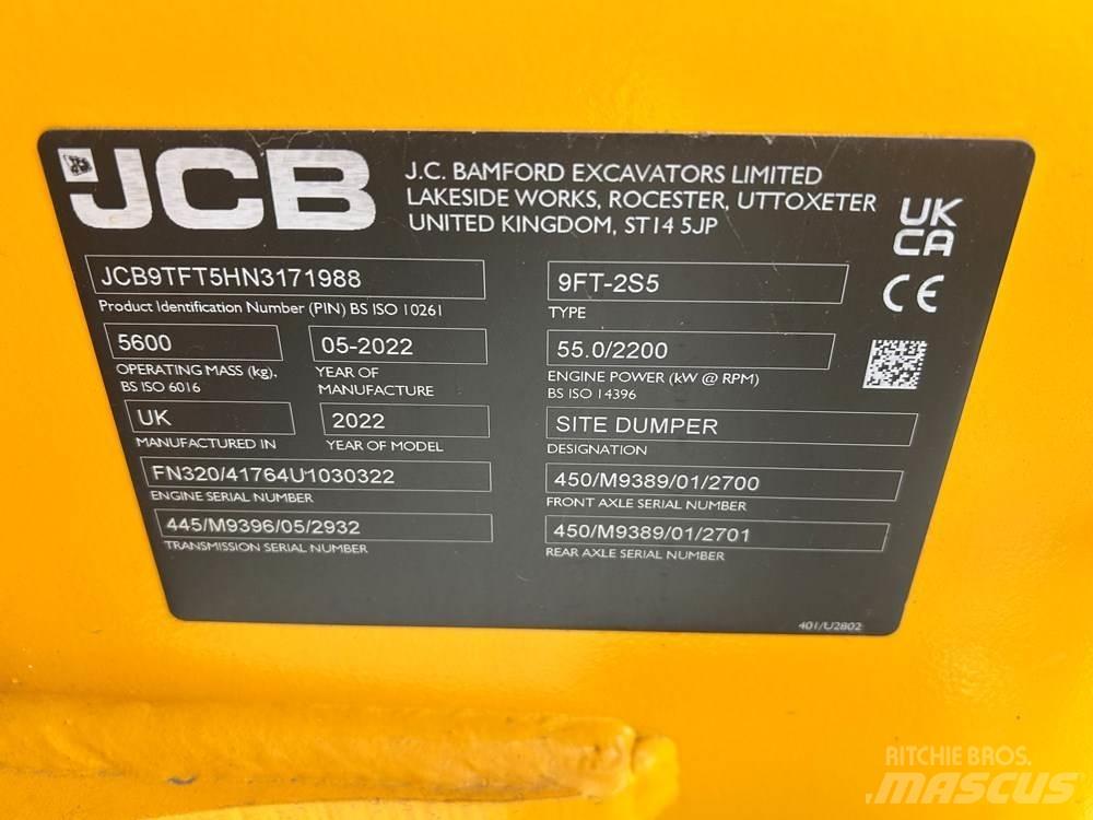 JCB 9TFT-2 Wozidła kolebkowe