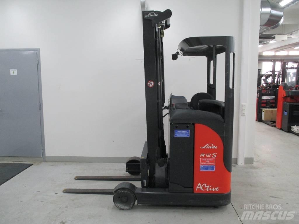 Linde R 12 Wózki widłowe wysokiego składowania