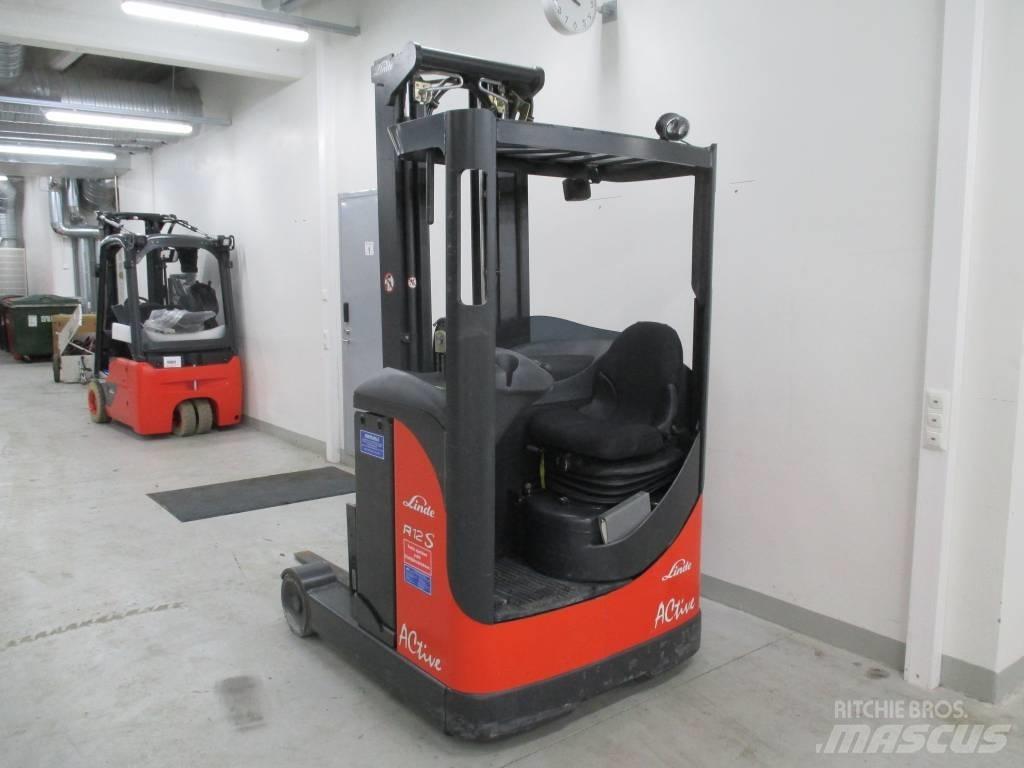 Linde R 12 Wózki widłowe wysokiego składowania