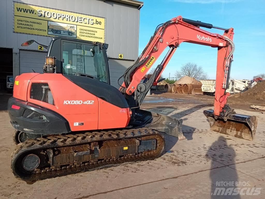 Kubota KX 080 Midikoparki  7t - 12t