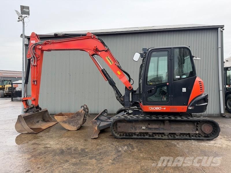 Kubota KX 080-4 Midikoparki  7t - 12t