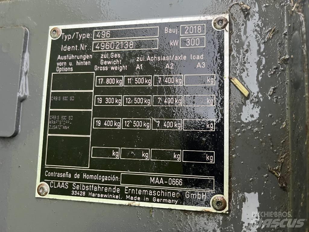 CLAAS Jaguar 840 Sieczkarnie samojezdne