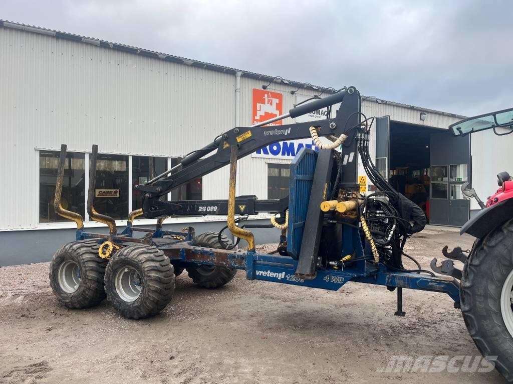 Vreten 1200 4wd Przyczepy leśne