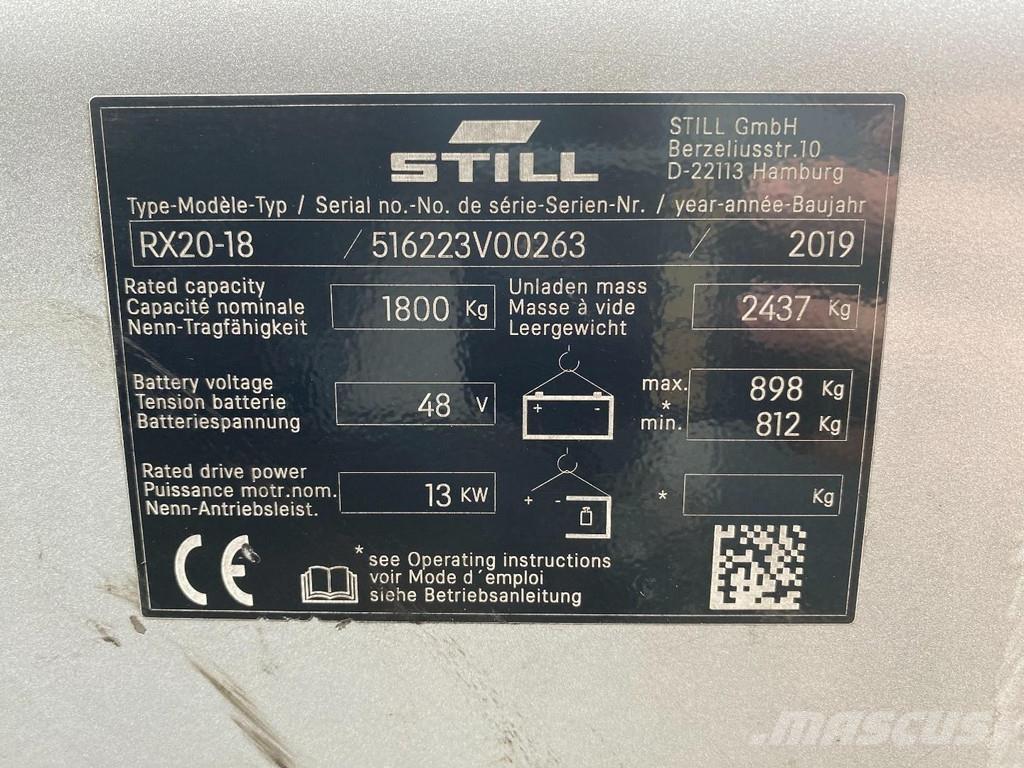 Still RX20-18 Wózki elektryczne