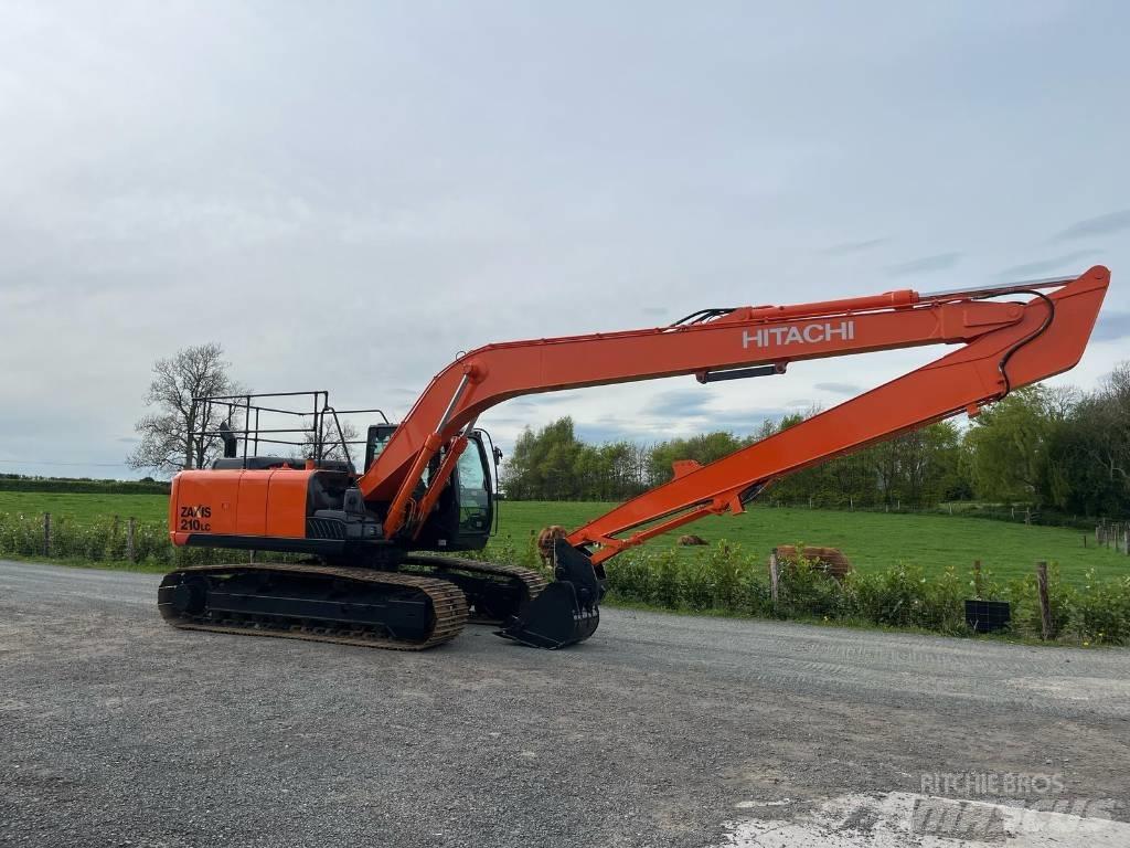Hitachi Zaxis 210 LC Koparki z długim ramieniem