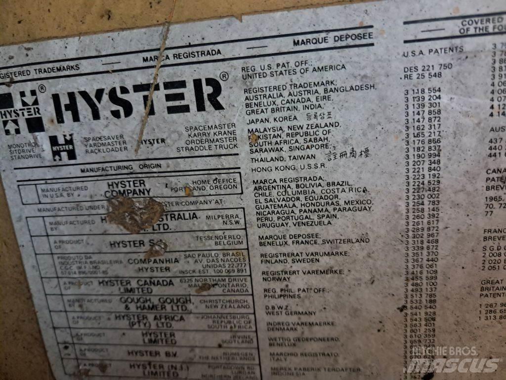 Hyster H2.50J Wózki Diesla
