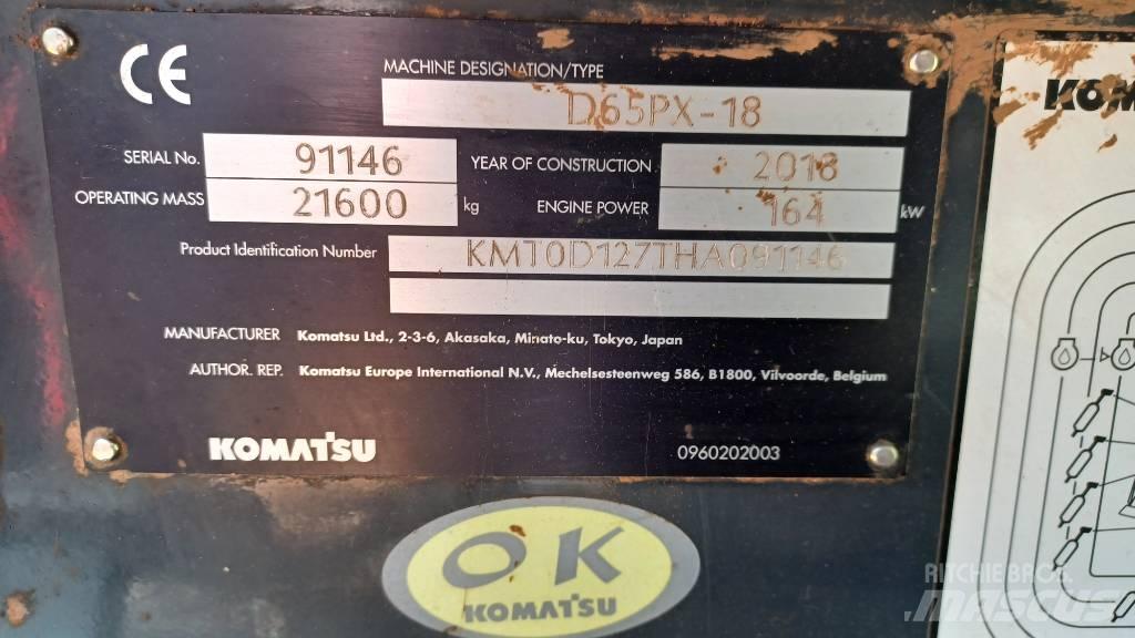 Komatsu D65PX-18 Spycharki gąsienicowe