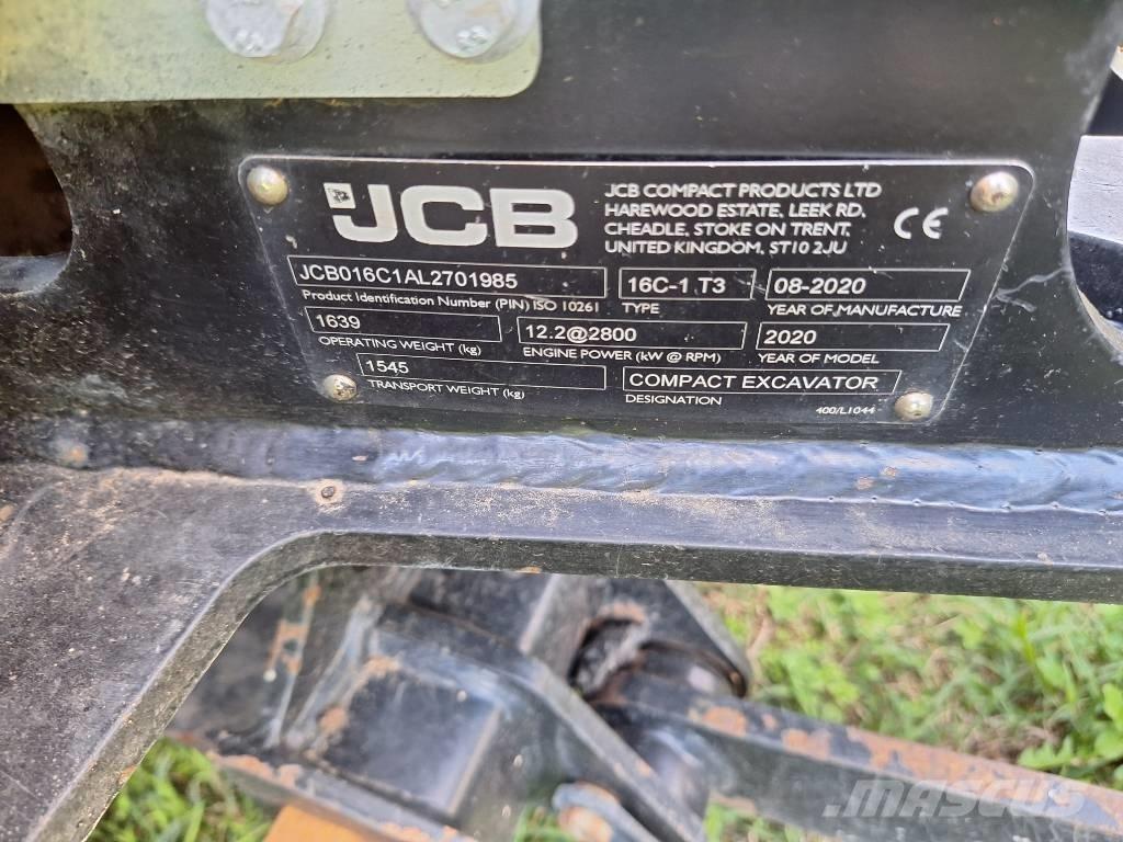 JCB 16 C-1 Minikoparki