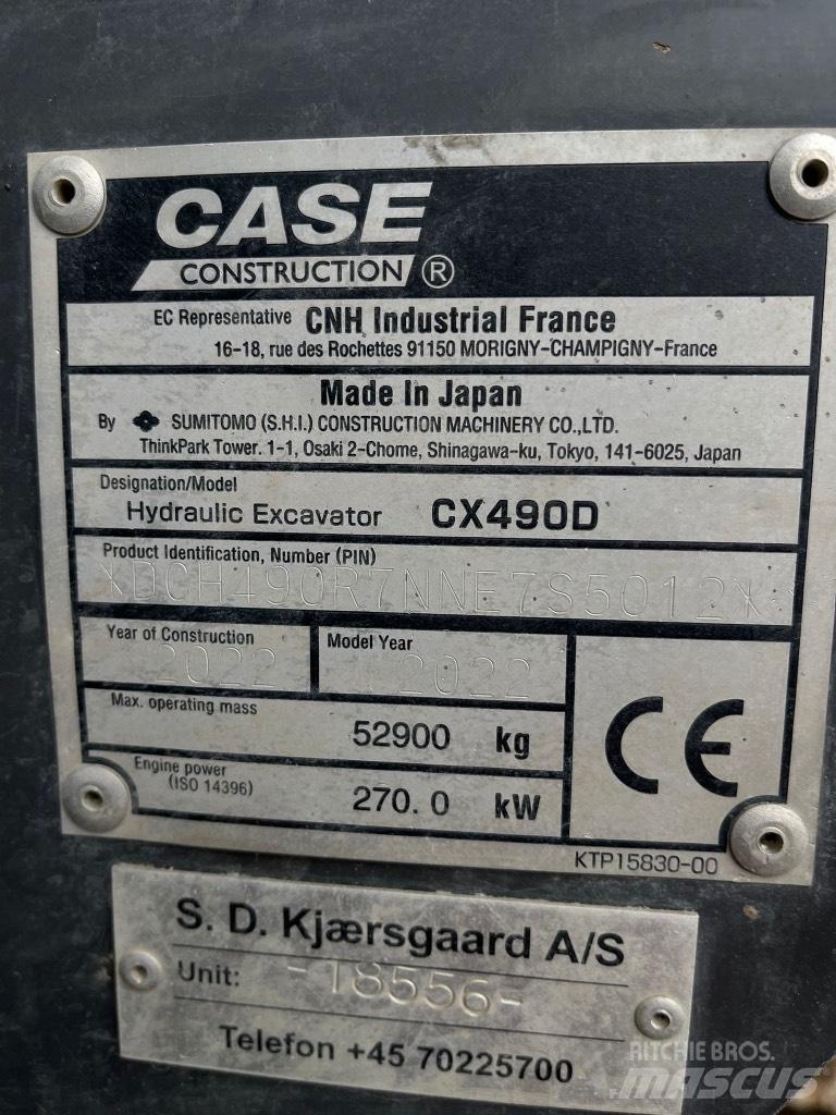 CASE CX 490 D Koparki gąsienicowe