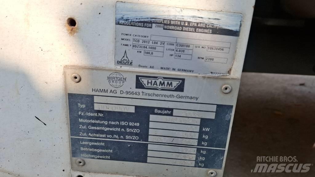 Hamm HDO 90 V Walce dwubębnowe