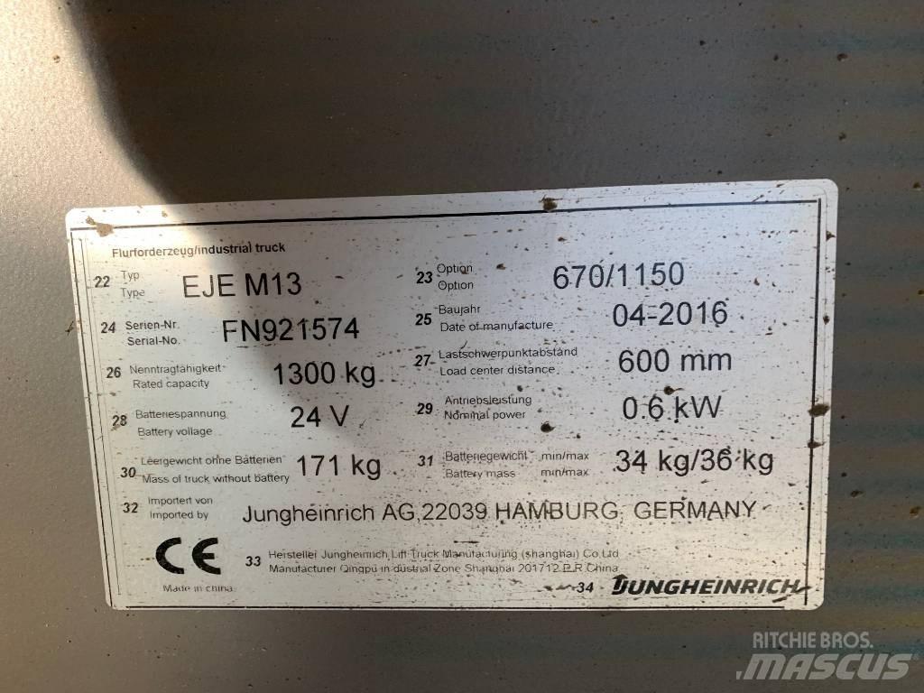 Jungheinrich EJE M13 Wózki widłowe unoszące