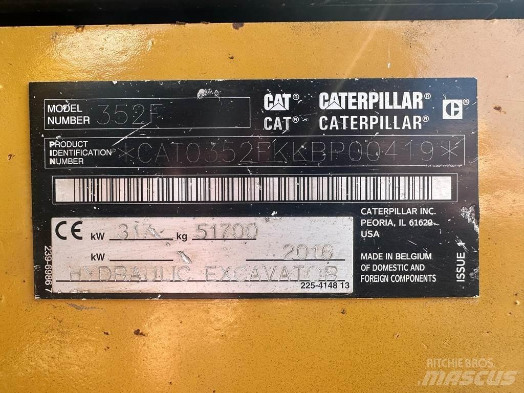 CAT 352F Koparki gąsienicowe
