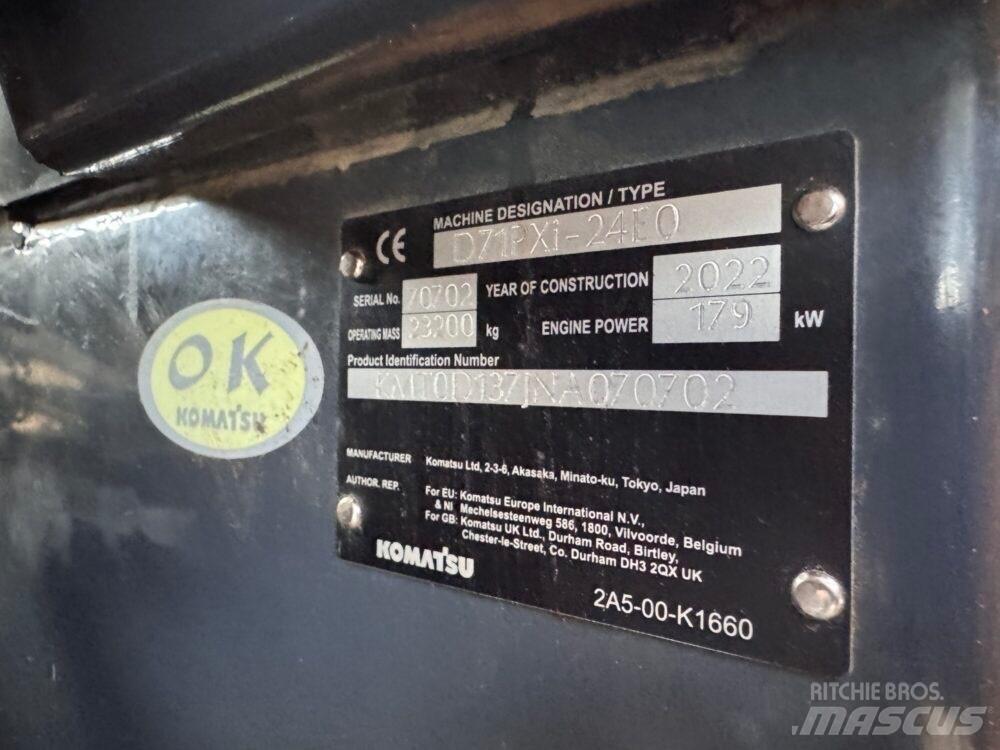 Komatsu D71 PXi-24EO Spycharki gąsienicowe