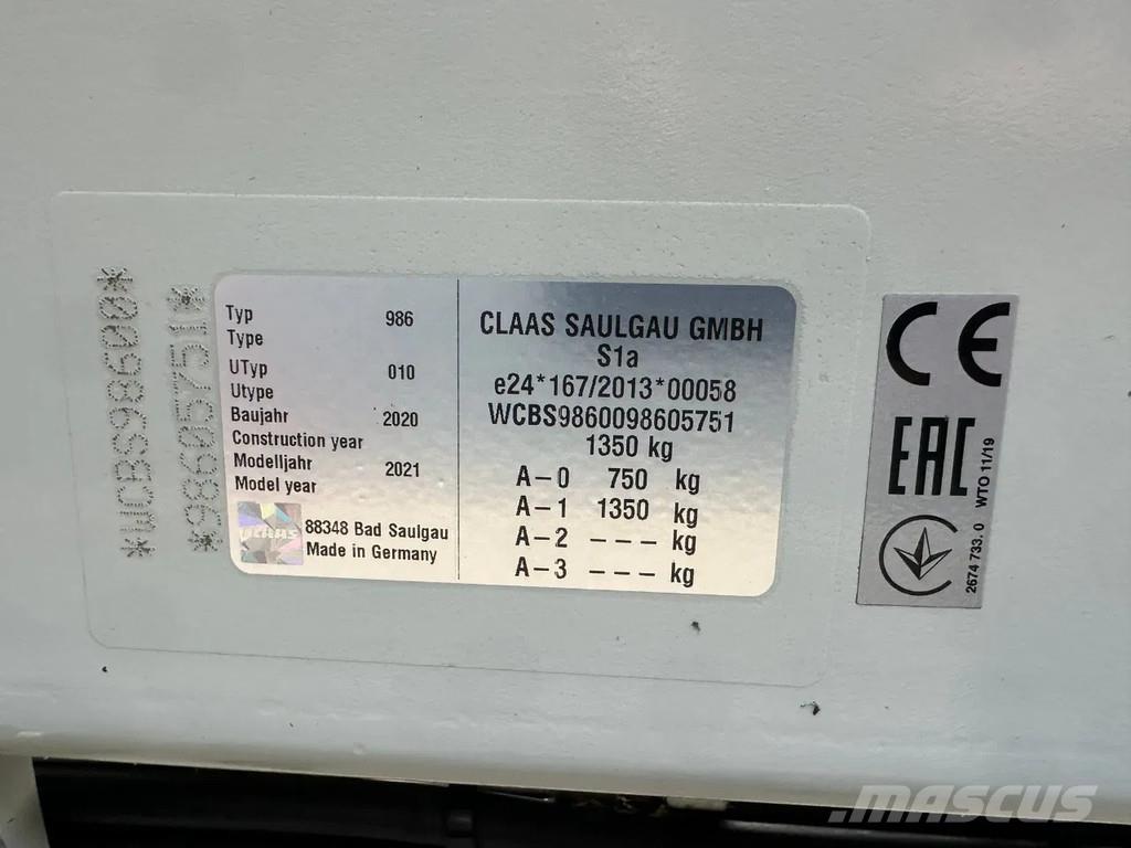 CLAAS Liner 2700 Ciągnikowe żniwiarki pokosowe