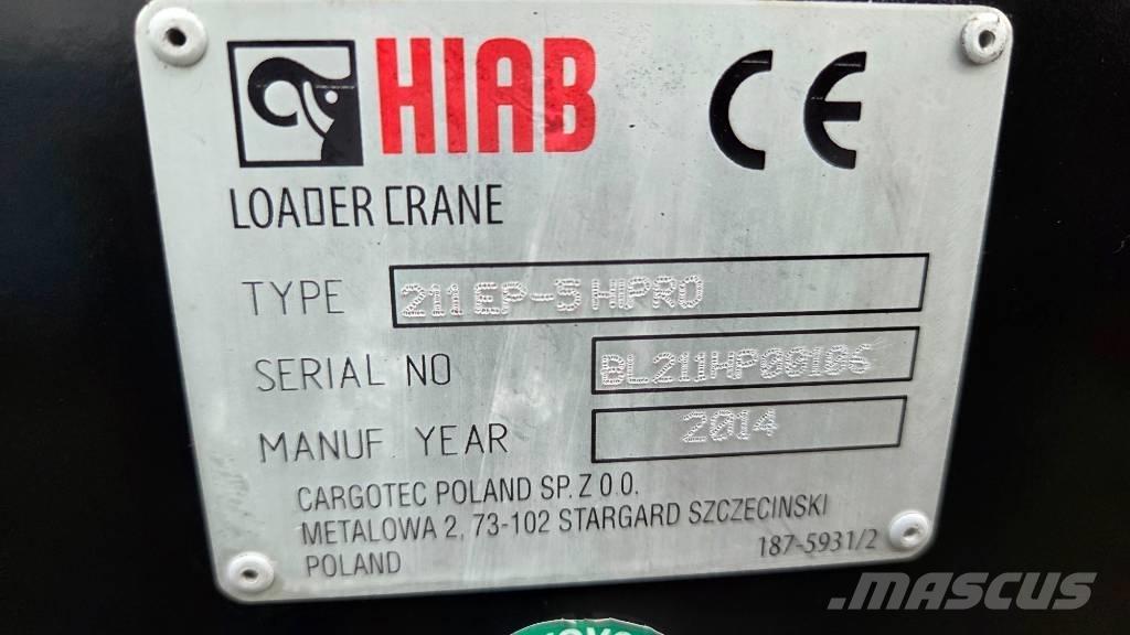 Hiab 211 EP-5 Hipro Żurawie