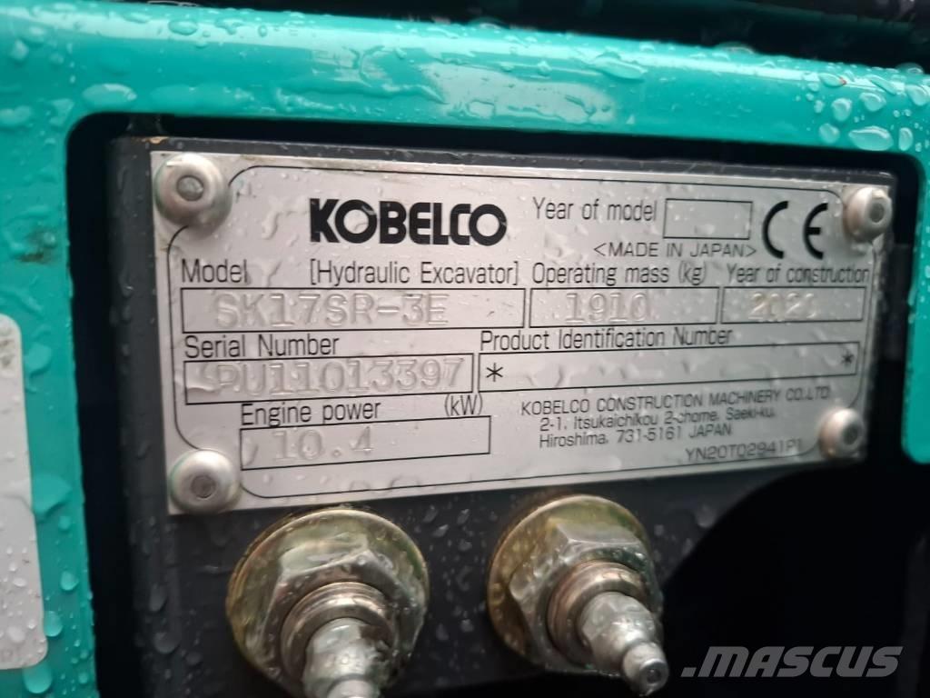 Kobelco SK 17 SR-3E Minikoparki