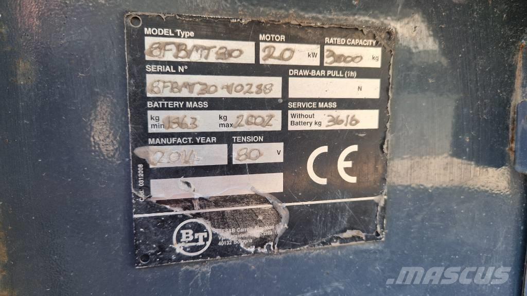 Toyota 8 FBMT 30 Wózki elektryczne