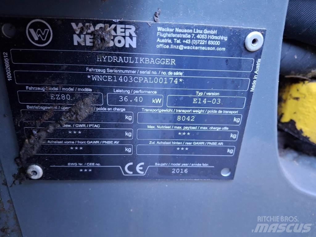 Wacker Neuson EZ 80 Midikoparki  7t - 12t