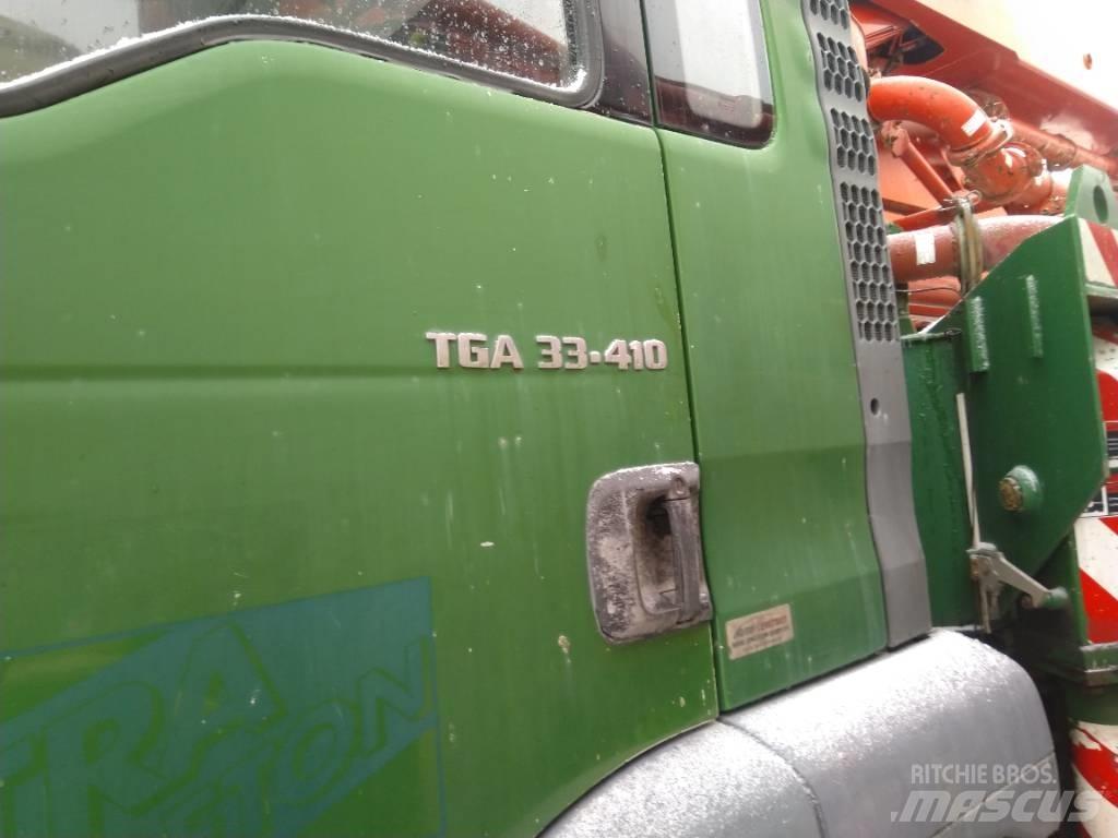 MAN TGA 33.410 Samojezdne pompy do betonu