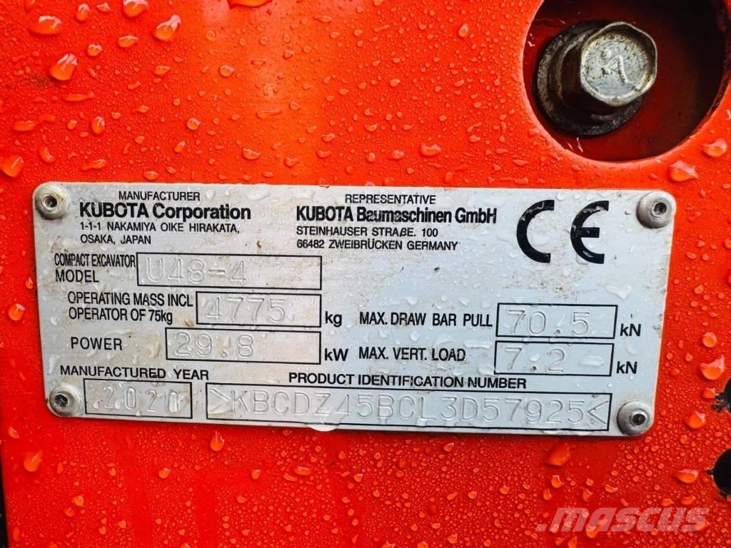 Kubota U 48-4 Minikoparki