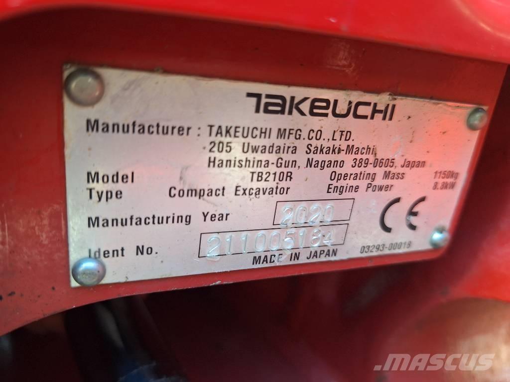 Takeuchi TB 210 R Minikoparki