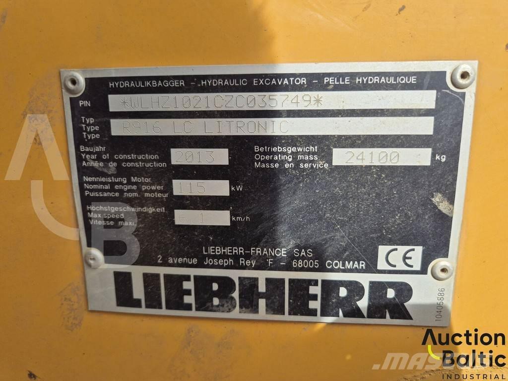 Liebherr R 916 LC Koparki gąsienicowe