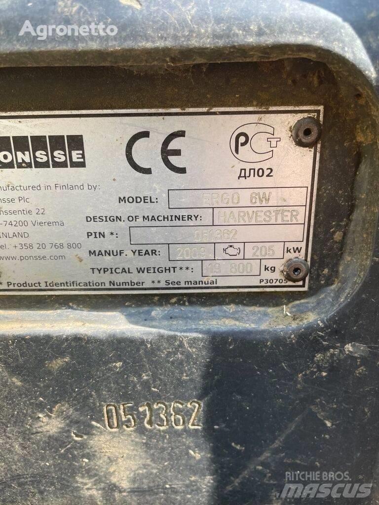 Ponsse Ergo 6W Harwestery