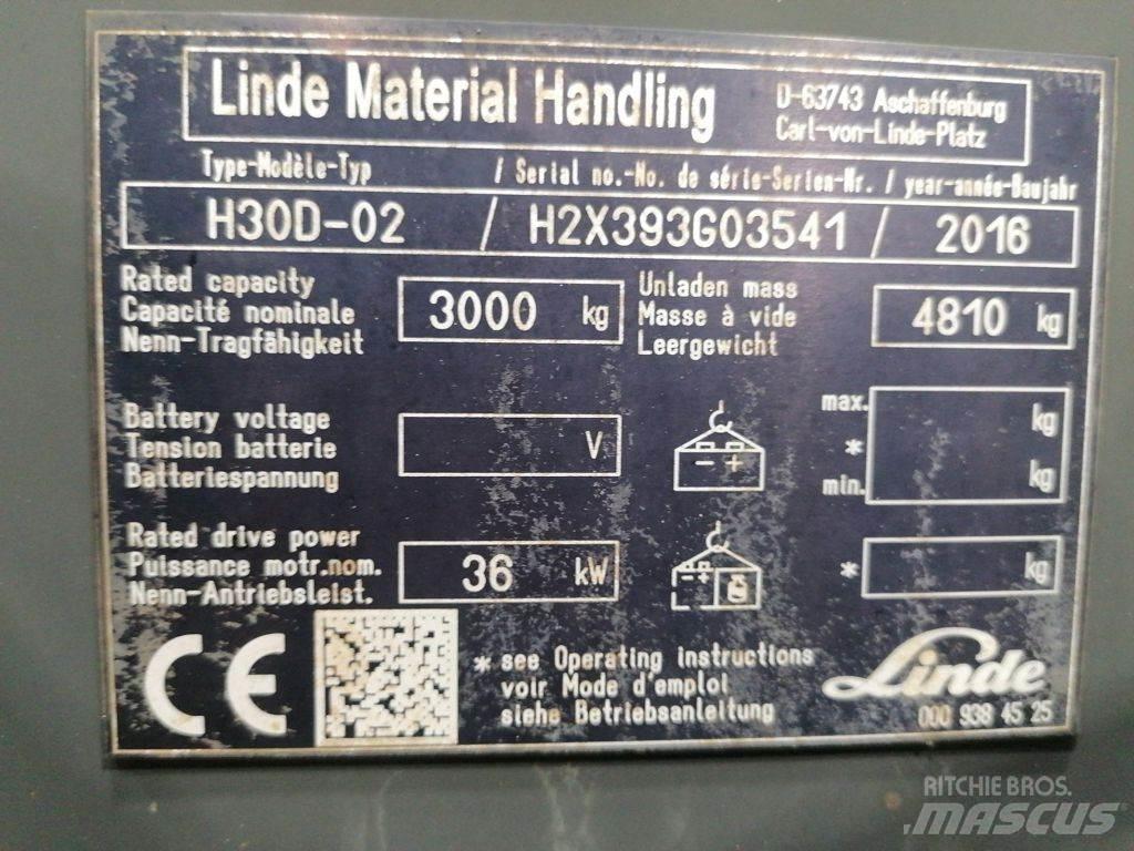 Linde H30D-02 Wózki Diesla