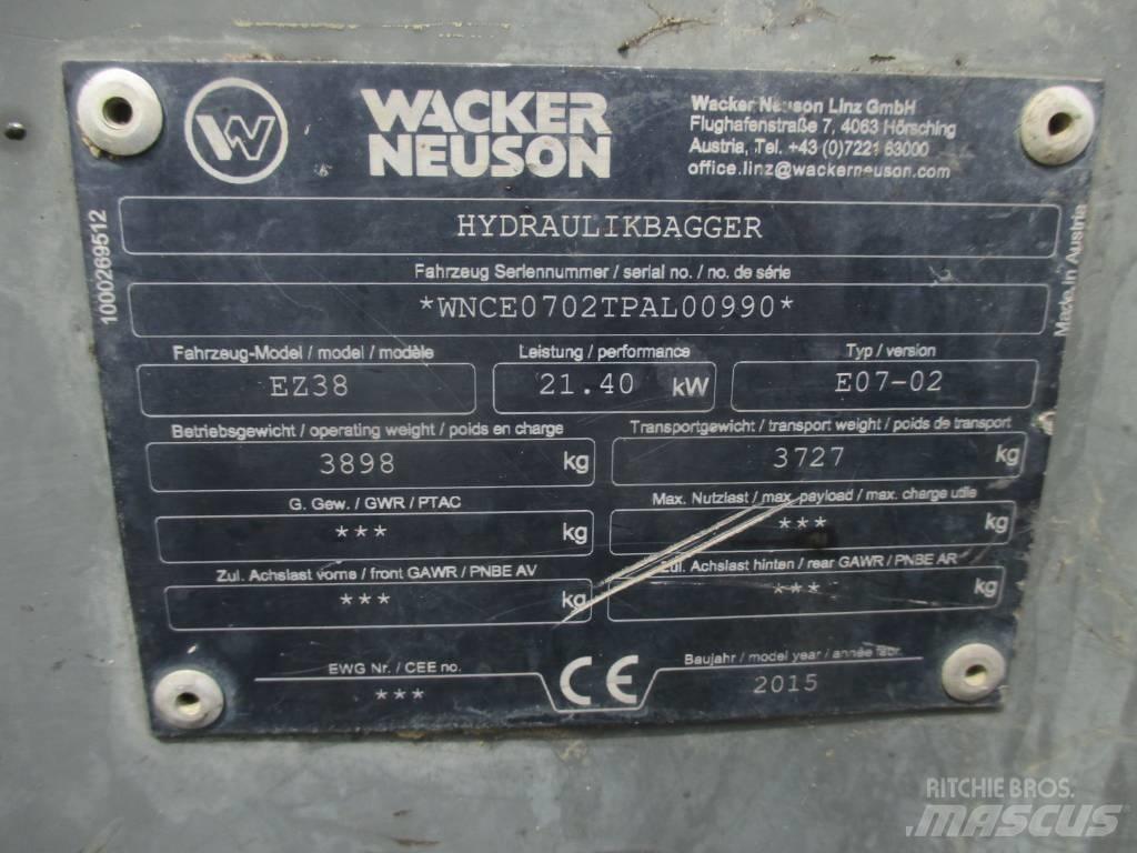 Wacker Neuson EZ 38 Koparki gąsienicowe