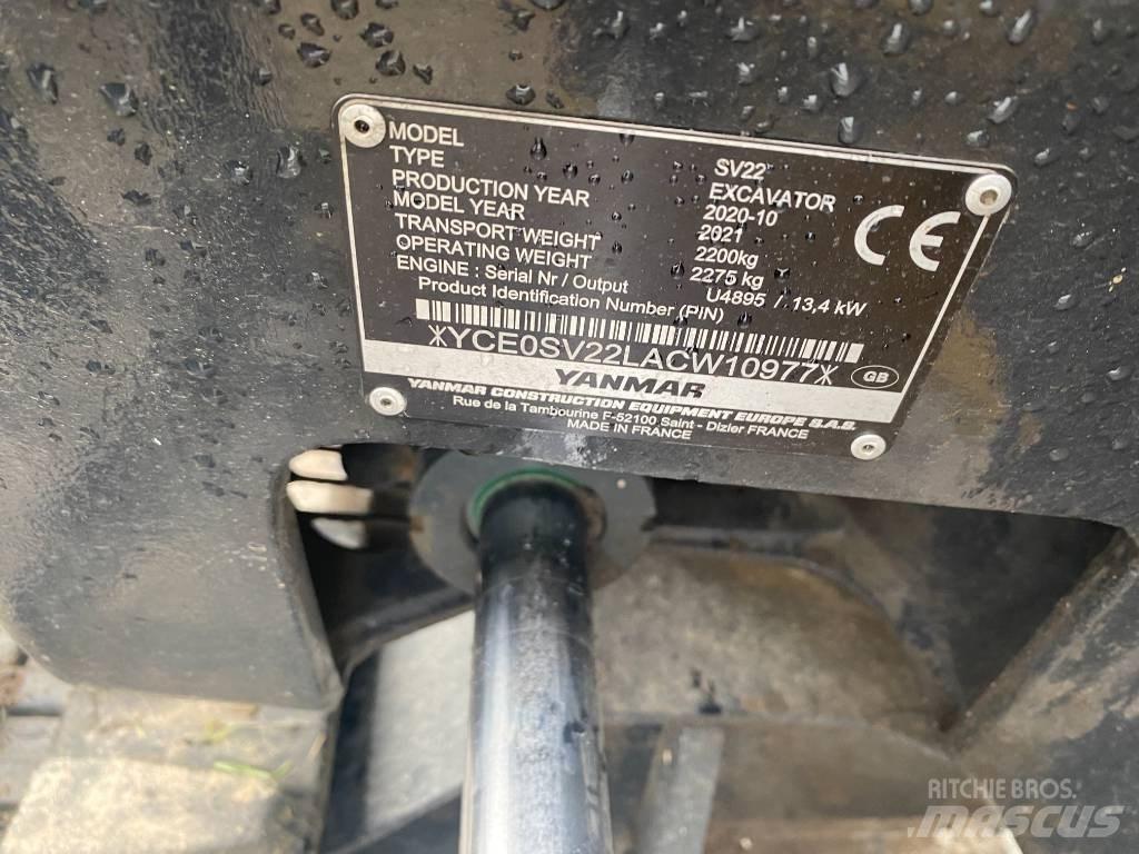 Yanmar SV 22 Minikoparki