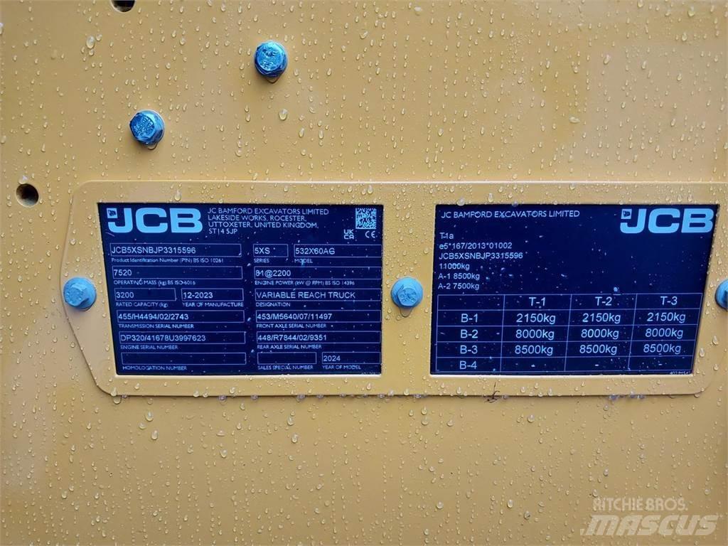 JCB 532-60 AGRI Ładowarki teleskopowe
