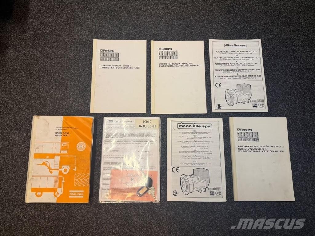 Atlas Copco QAS 78 Agregaty prądotwórcze Diesla