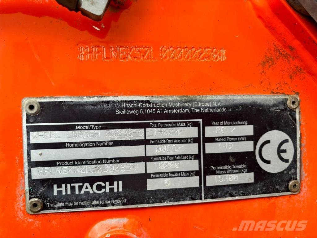 Hitachi ZW 220-6 Ładowarki kołowe