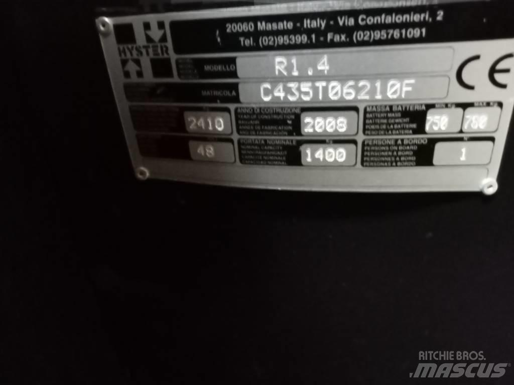 Hyster R1.4 Wózki widłowe wysokiego składowania