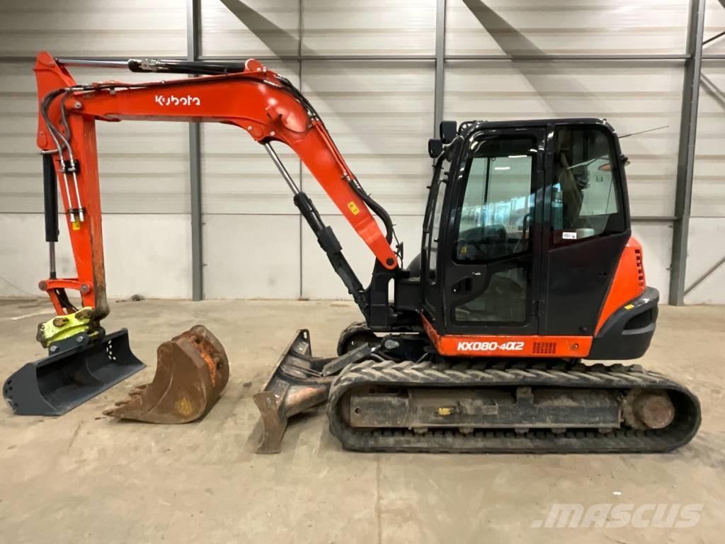 Kubota KX 080-4 A 2 Midikoparki  7t - 12t