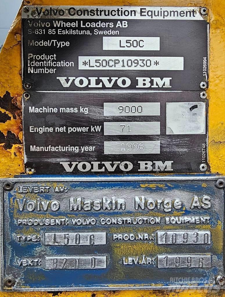 Volvo L 50 C Ładowarki kołowe