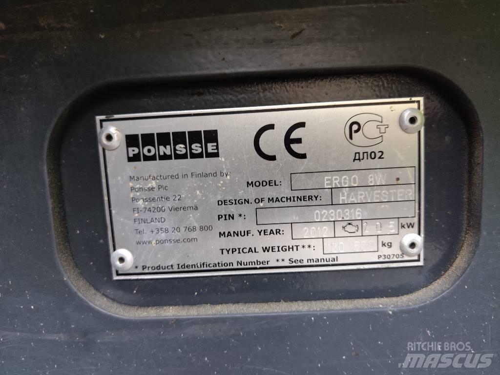 Ponsse ERGO 8W Harwestery