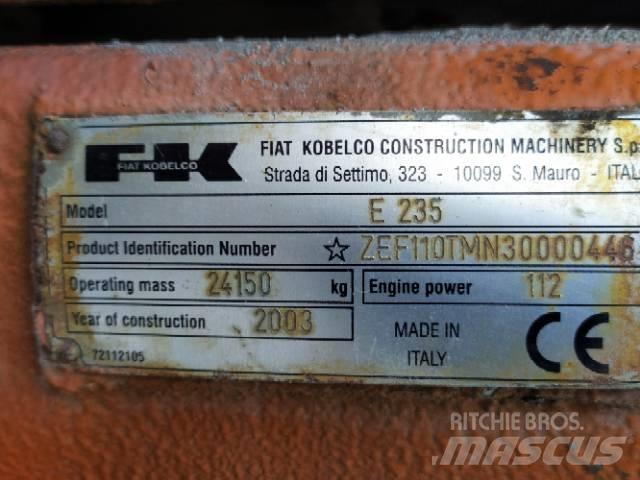 Fiat-Kobelco E 235 Koparki gąsienicowe