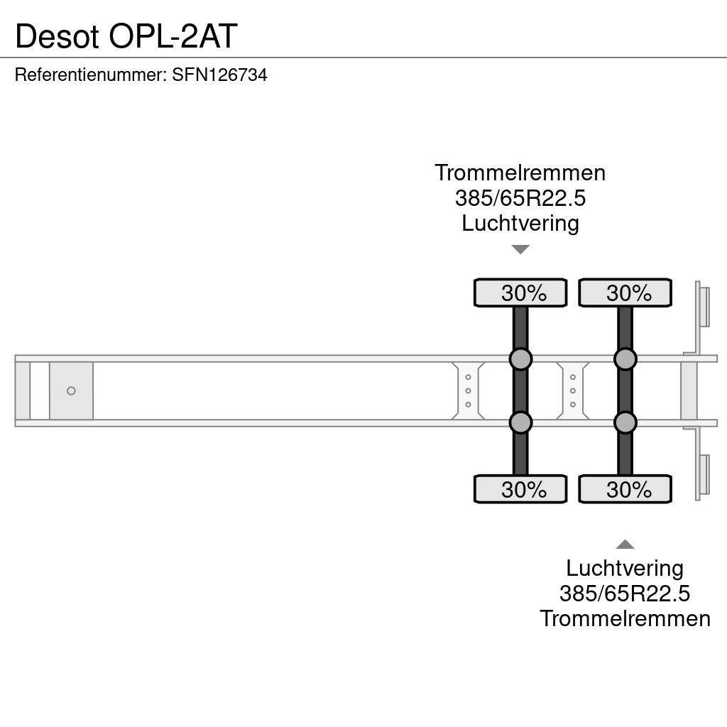 Desot OPL-2AT Naczepy kontenery
