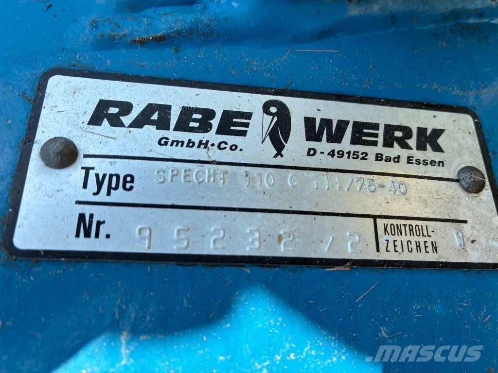 Rabe Specht 110 Pługi obrotowe