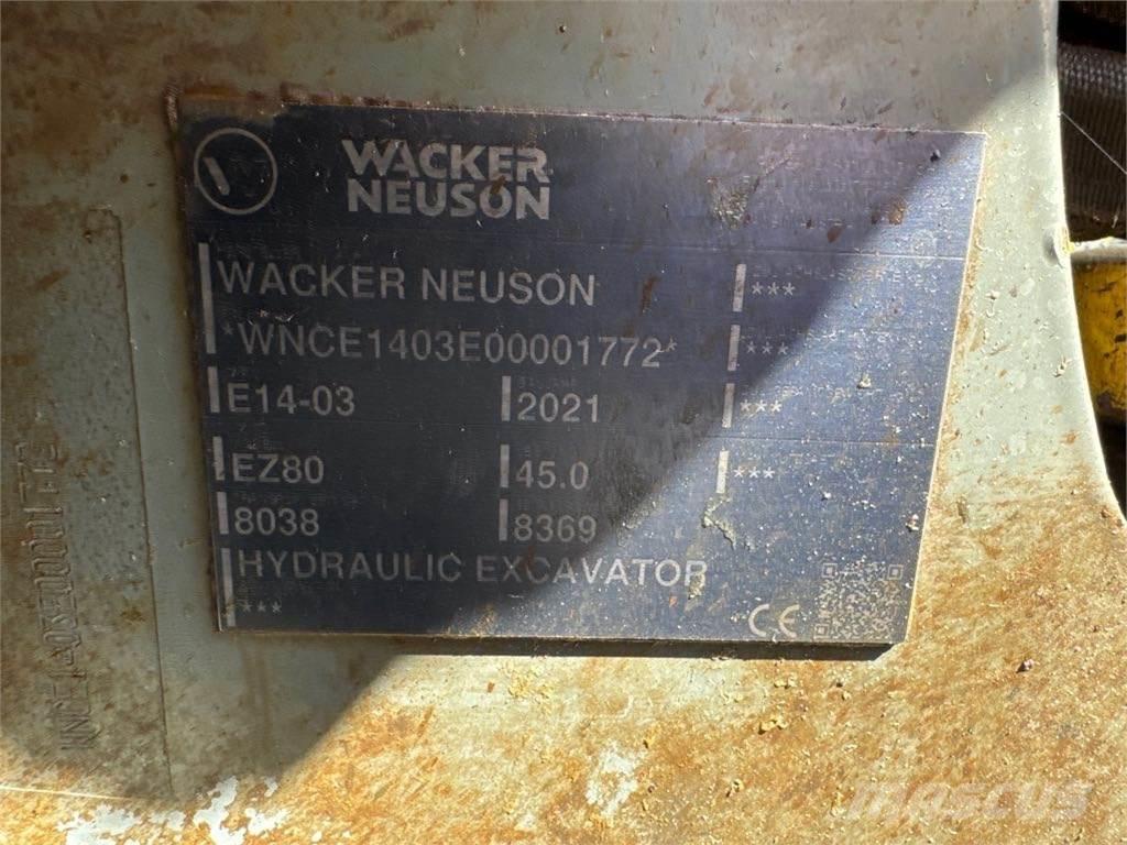 Wacker Neuson EZ80 Koparki gąsienicowe