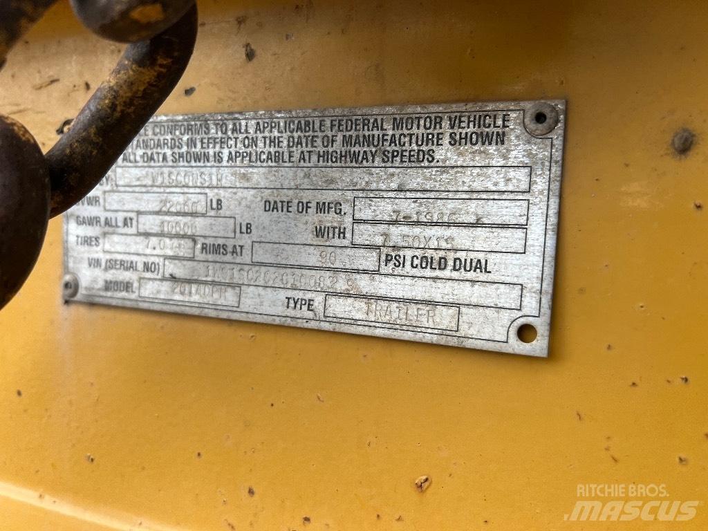  Wisconsin 20TADPH Platformy / Przyczepy z otwieranymi burtami