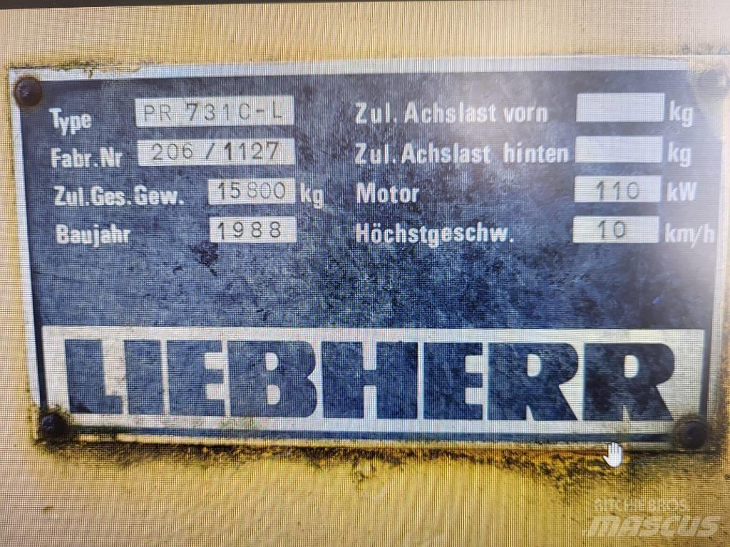 Liebherr PR 731 CL Spycharki gąsienicowe