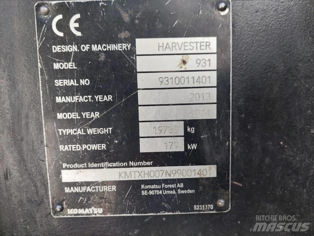 Komatsu 931.1 Harwestery
